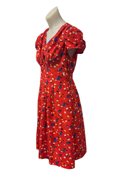 Karen Walker Hi There floral midi dress, S