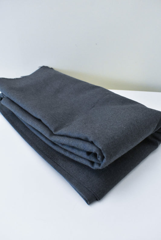 Wool fabric, charcoal