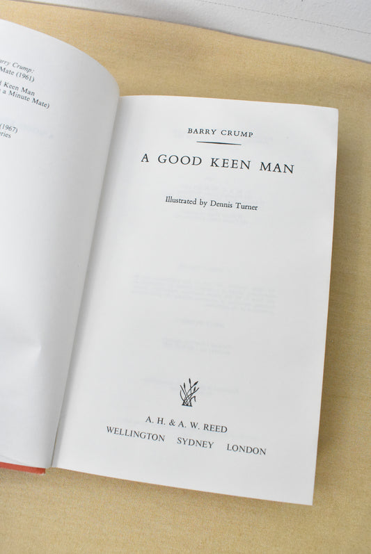 Vintage Barry Crump 'A good Keen Man' book