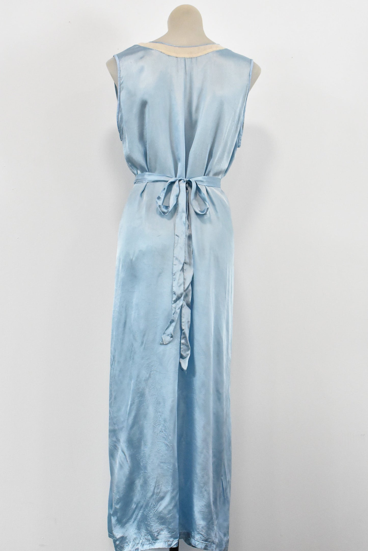 Vintage skyblue night gown, M