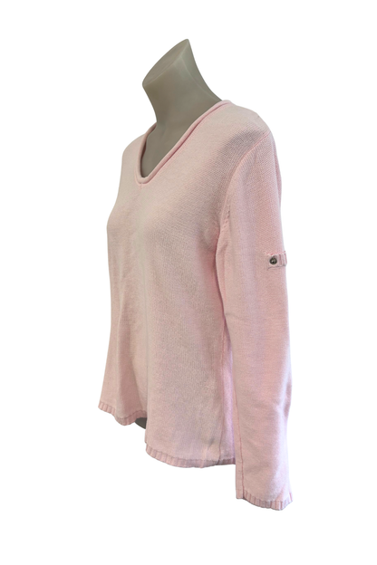 Natalie N baby pink knit jumper, M