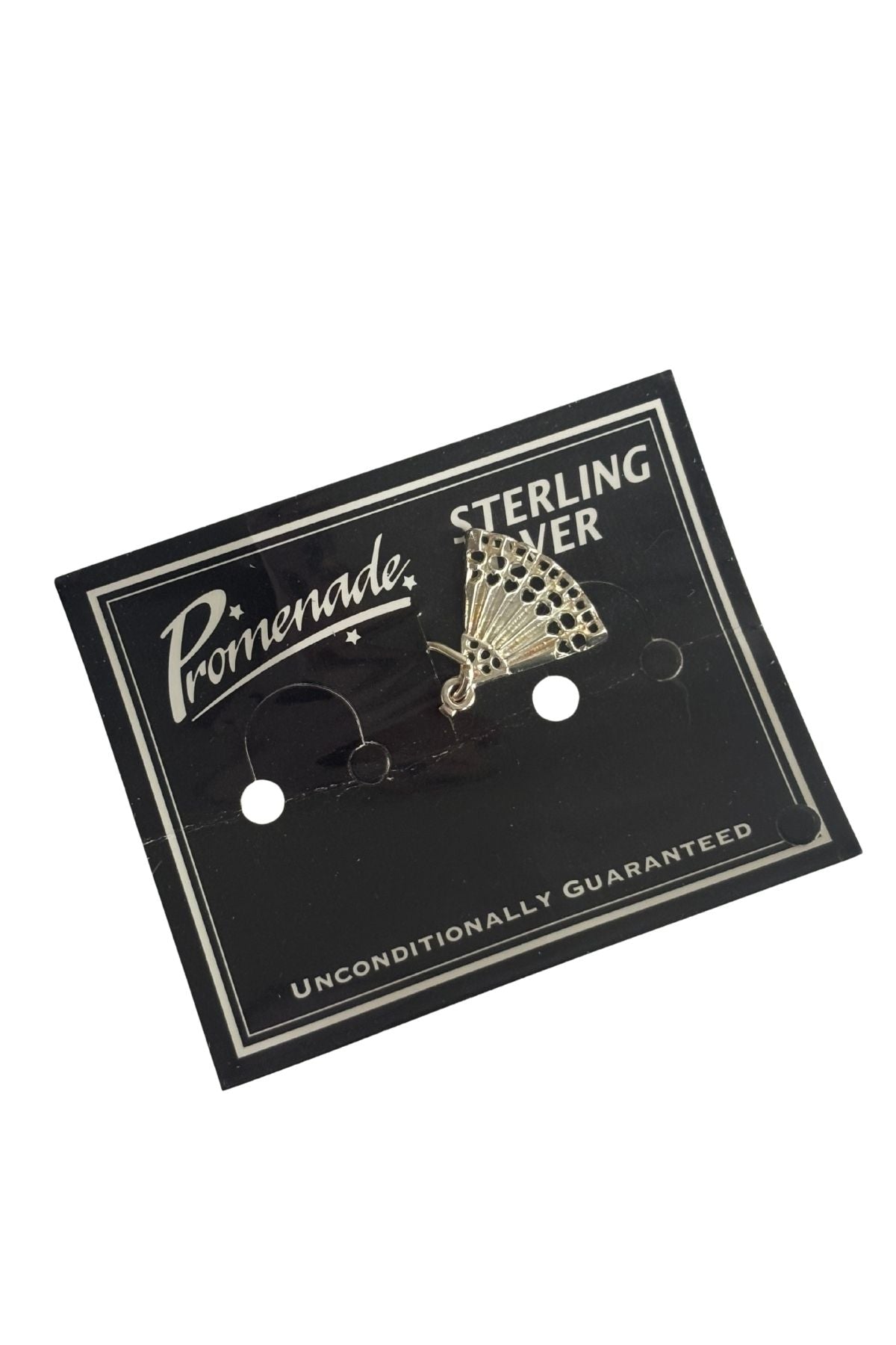 Promenade sterling silver fan charm