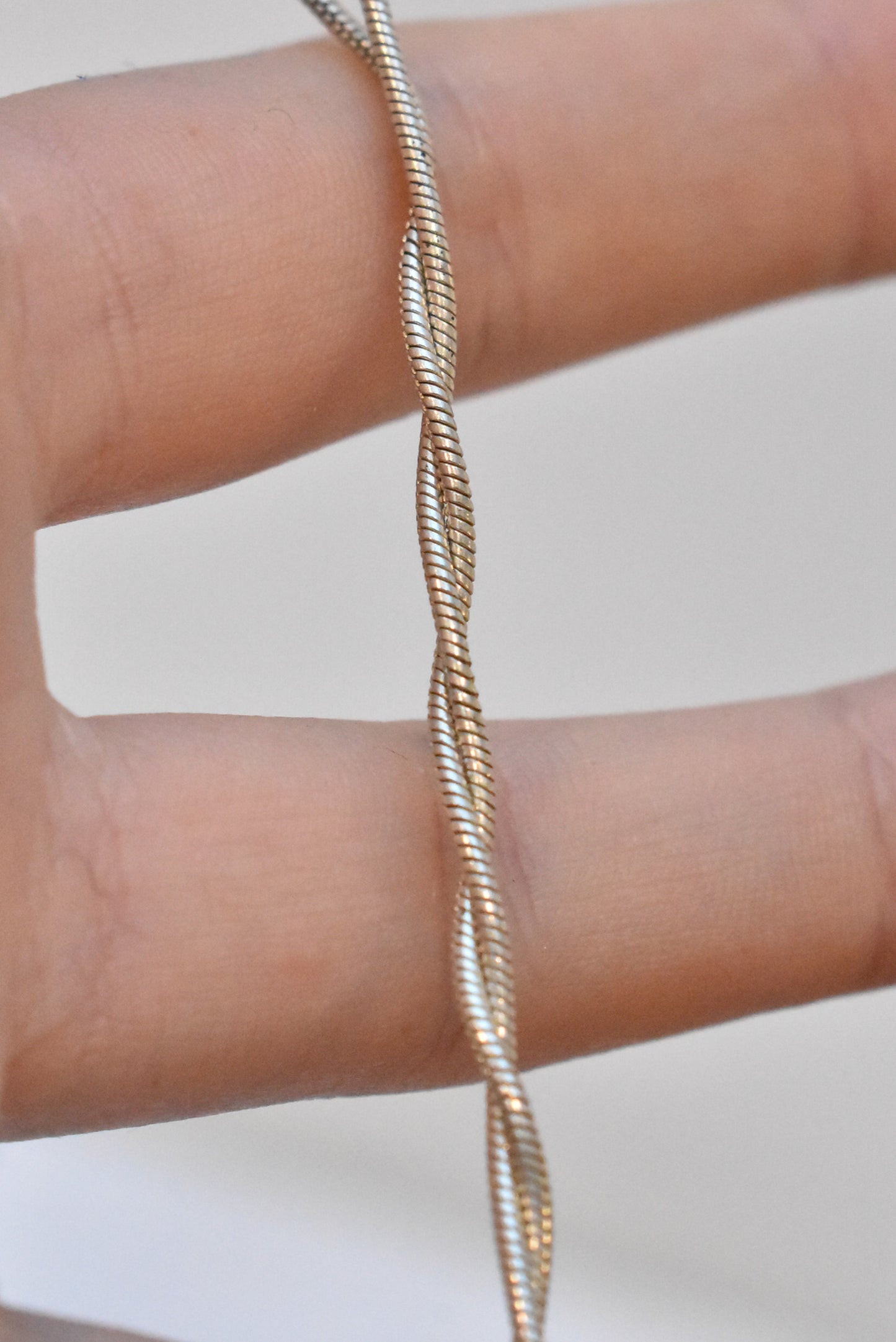 925 silver short snake chain