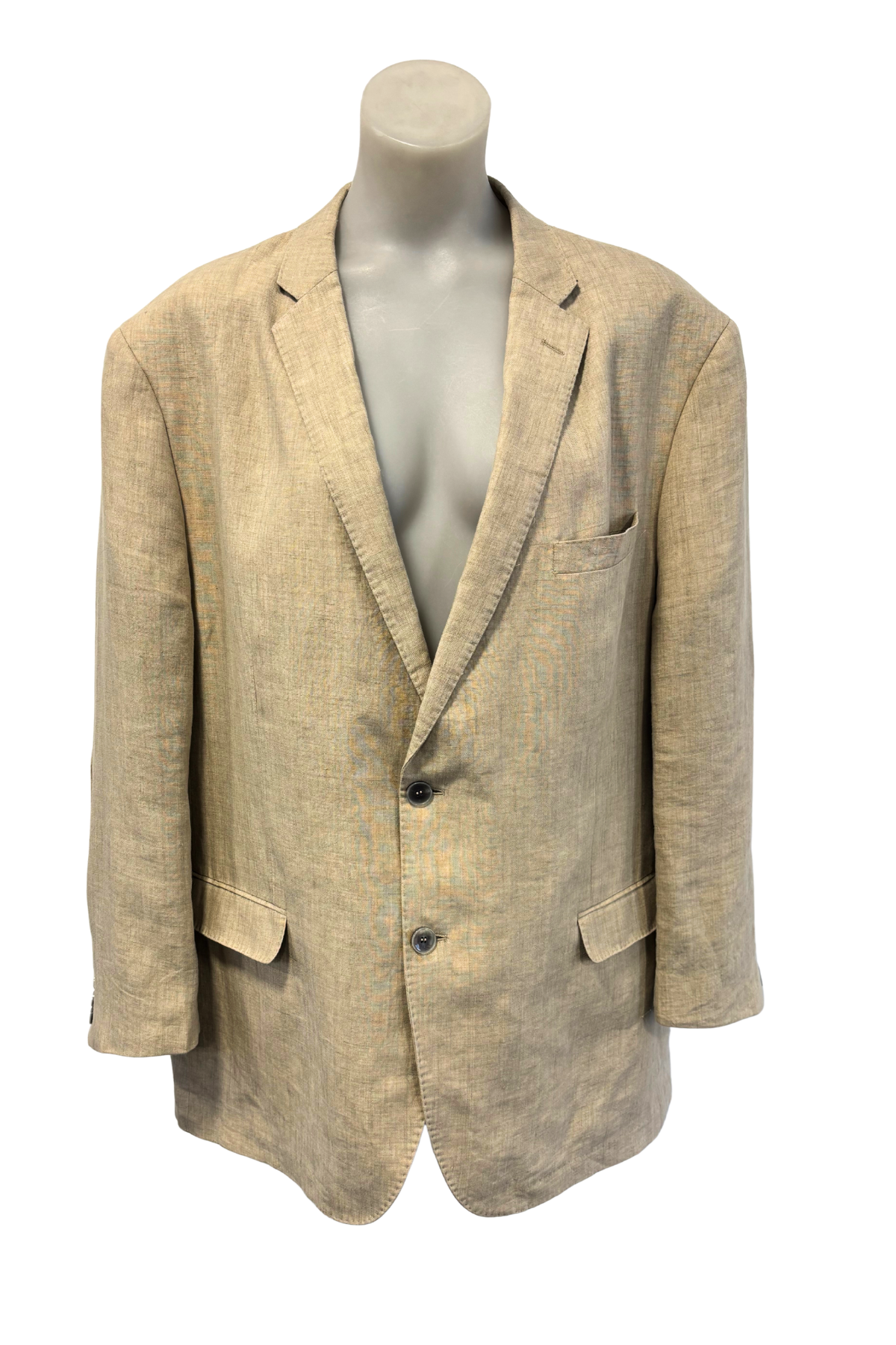 Saville Row London contemporary fit linen jacket, XL