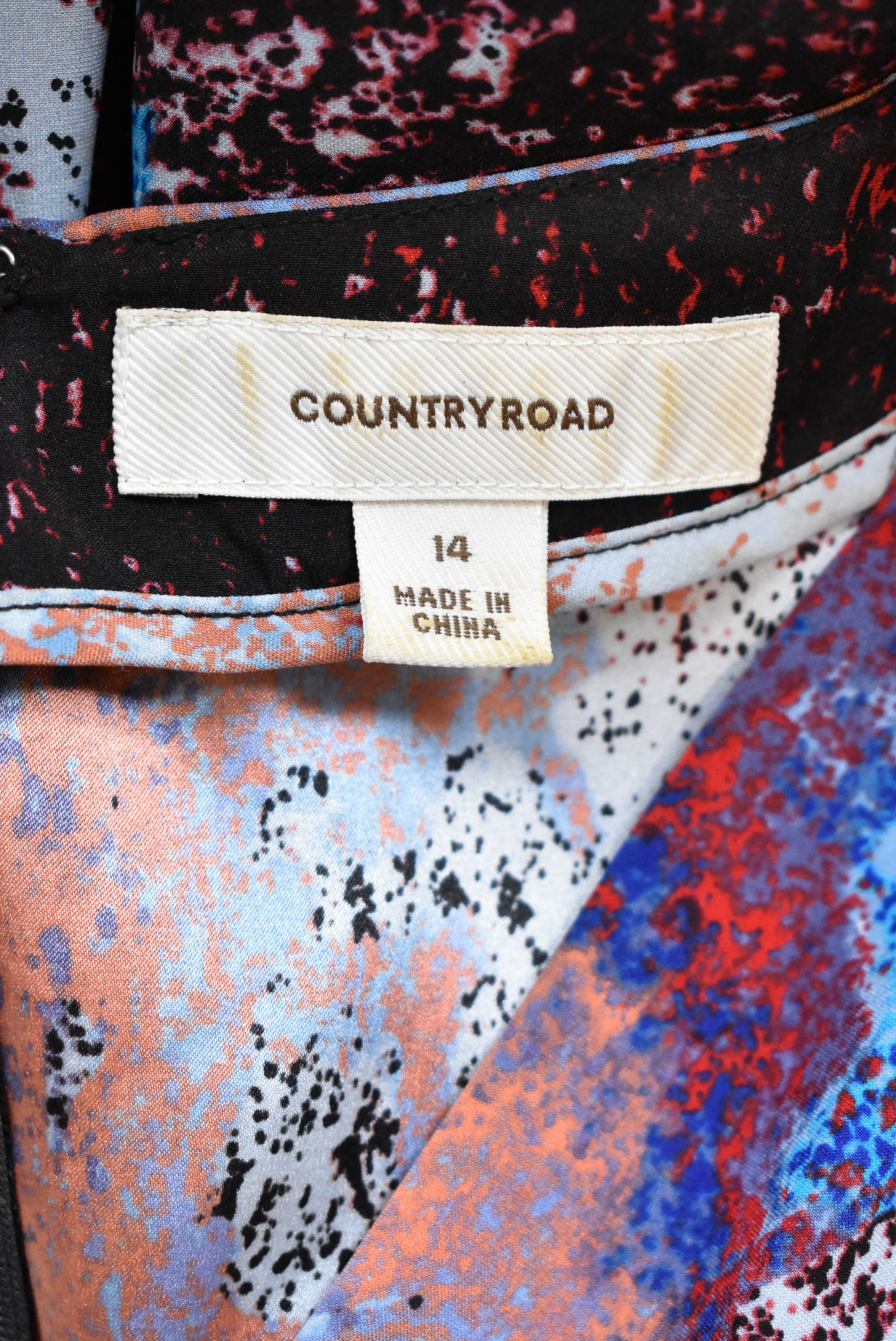 Country Road silk dress, 14