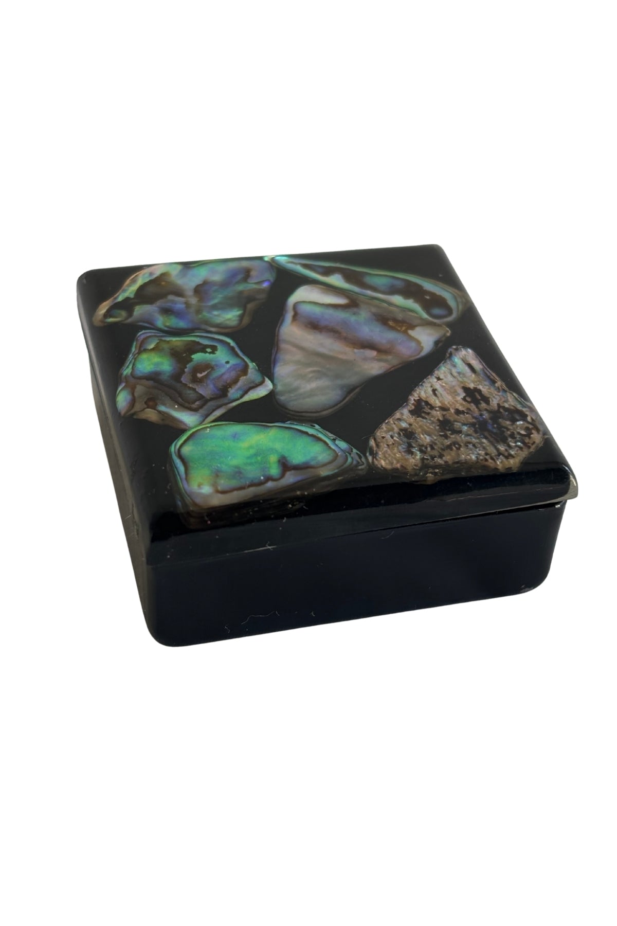 Paua shell trinket box NZ made