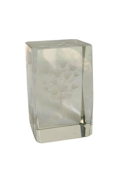 I Love You glass paper weight