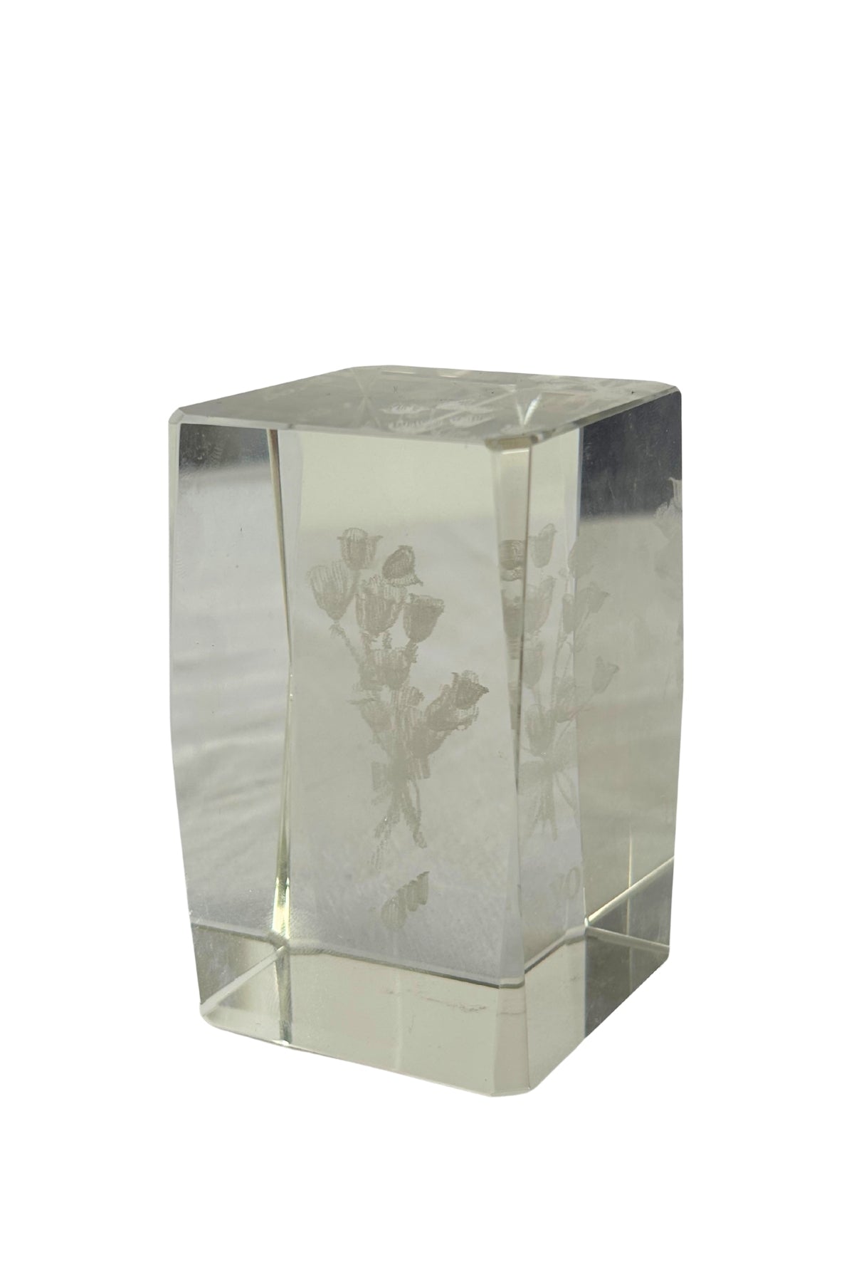 I Love You glass paper weight