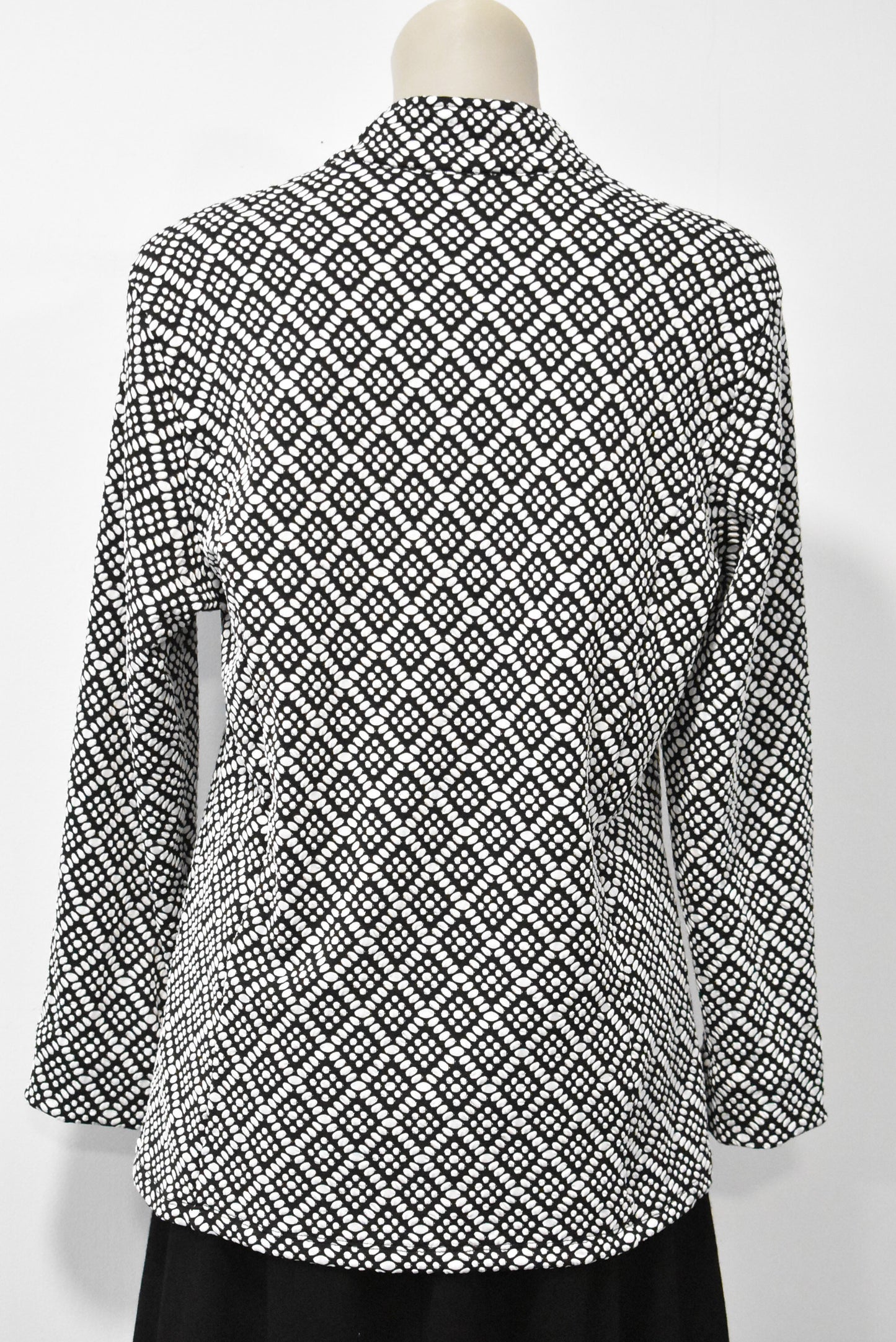 Vassalli black and white jacket, 16