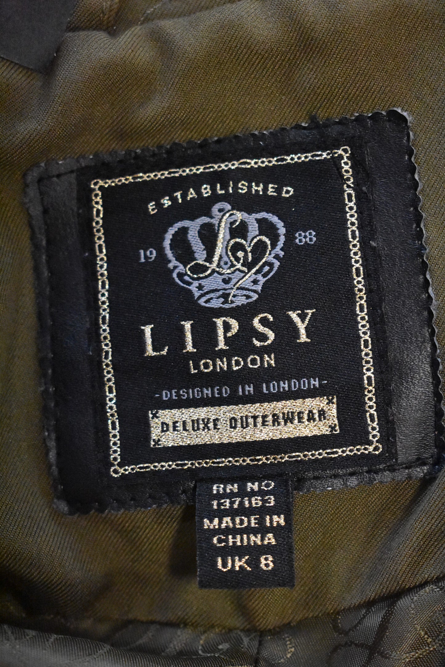 Lipsy, green coat 8