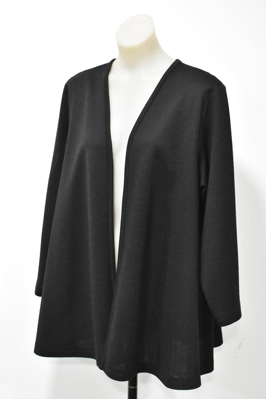 Vintage long black Cardigan M