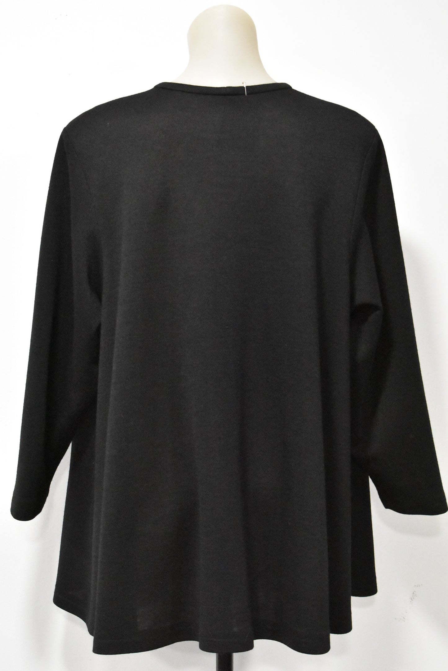 Vintage long black Cardigan M