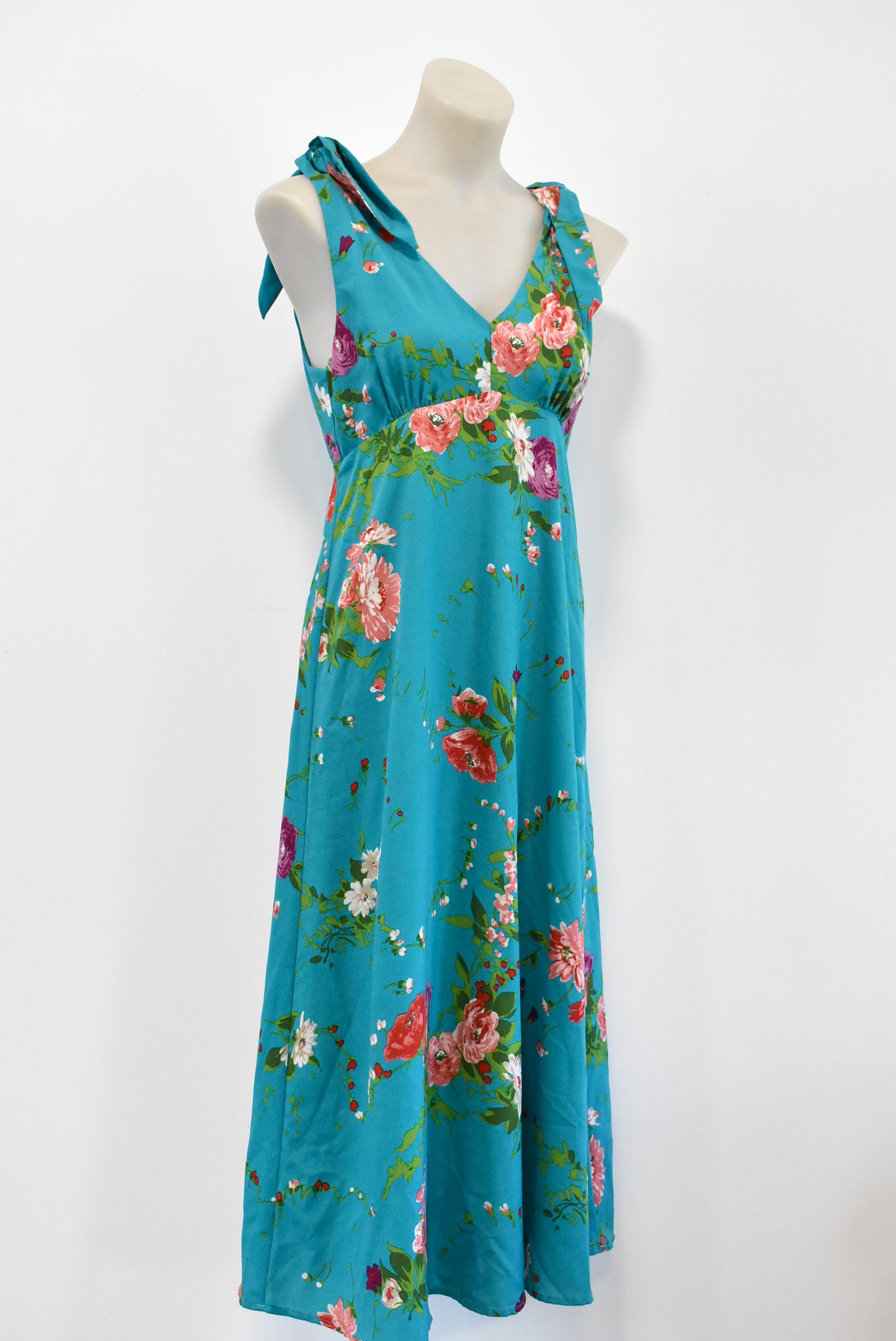 Whistle teal floral dress, 8