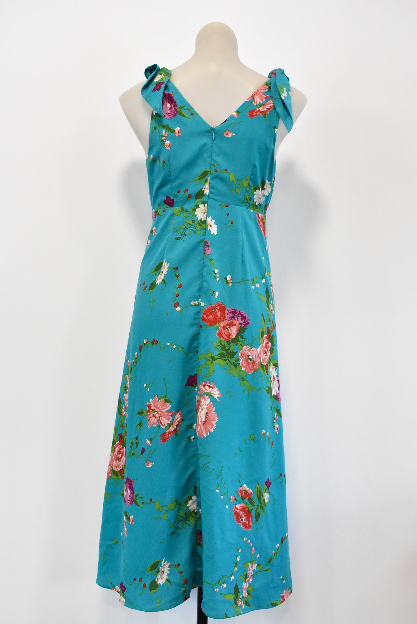 Whistle teal floral dress, 8