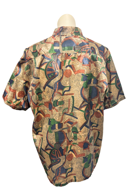 Thai silk collection silk shirt, XL