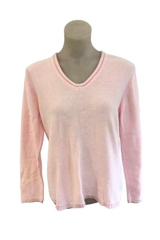 Natalie N baby pink knit jumper, M