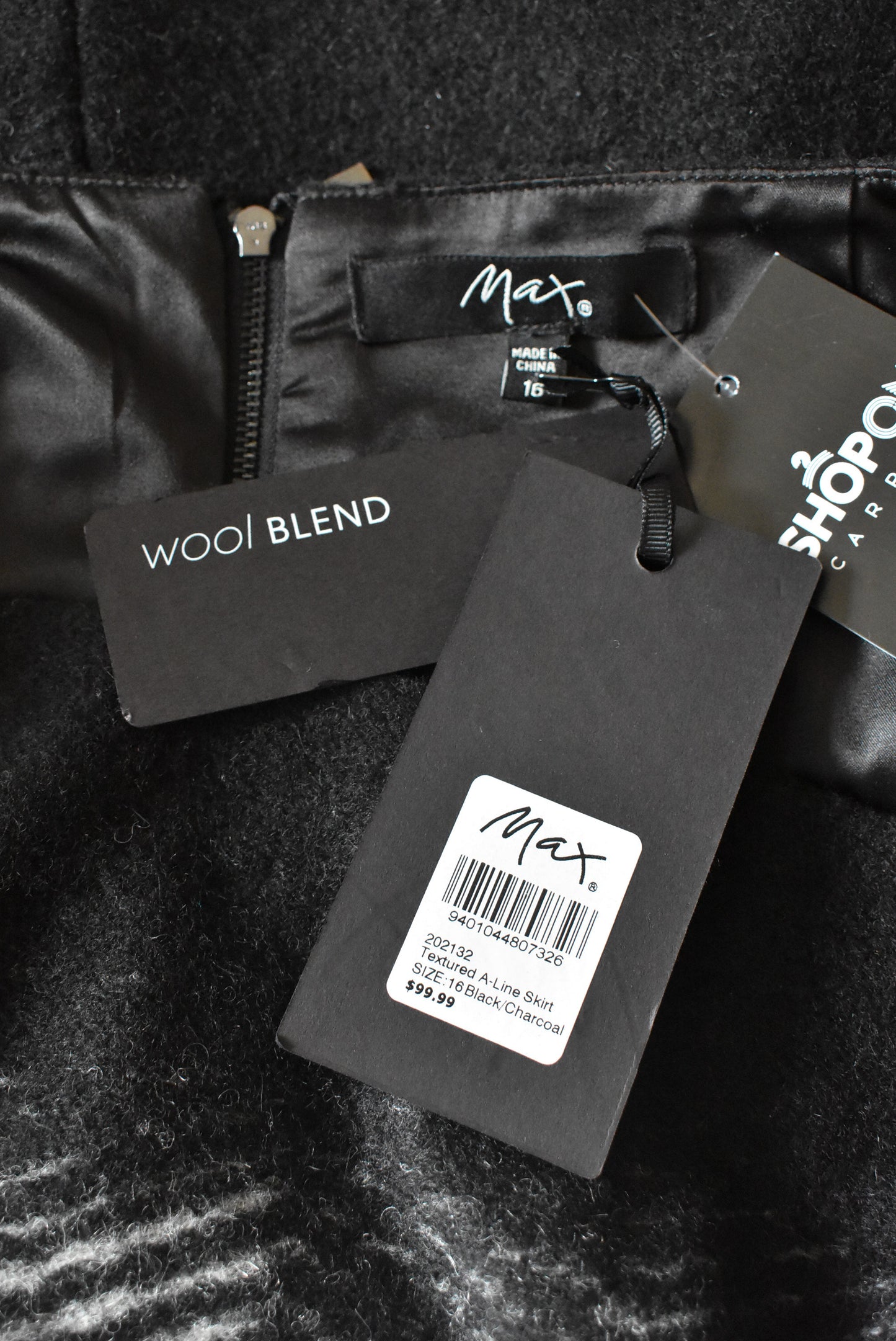 MAX wool blend mini skirt (NEW), 14