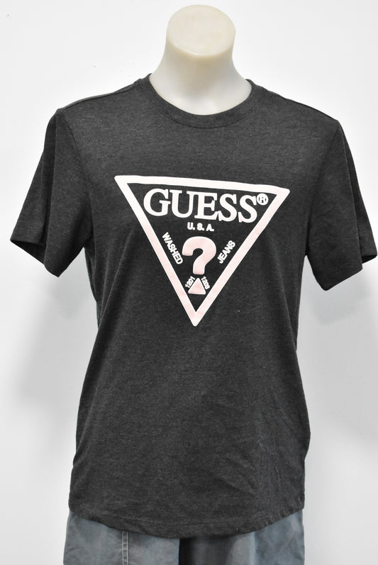 Guess dark grey cotton blend t-shirt, M