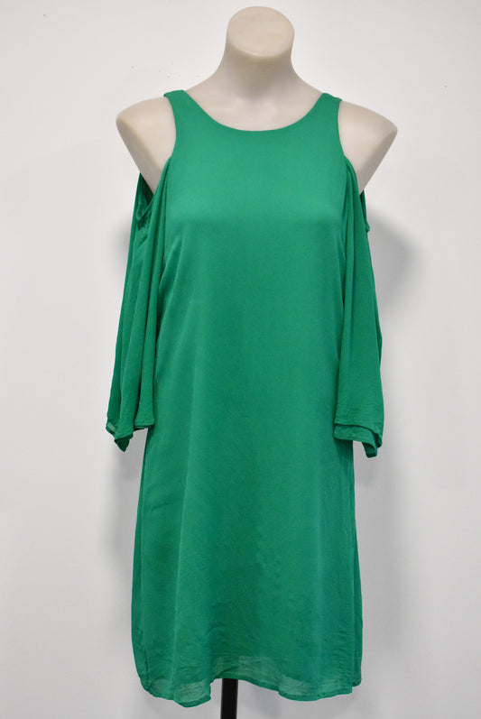 Storm bright green cold shoulder dress, 10