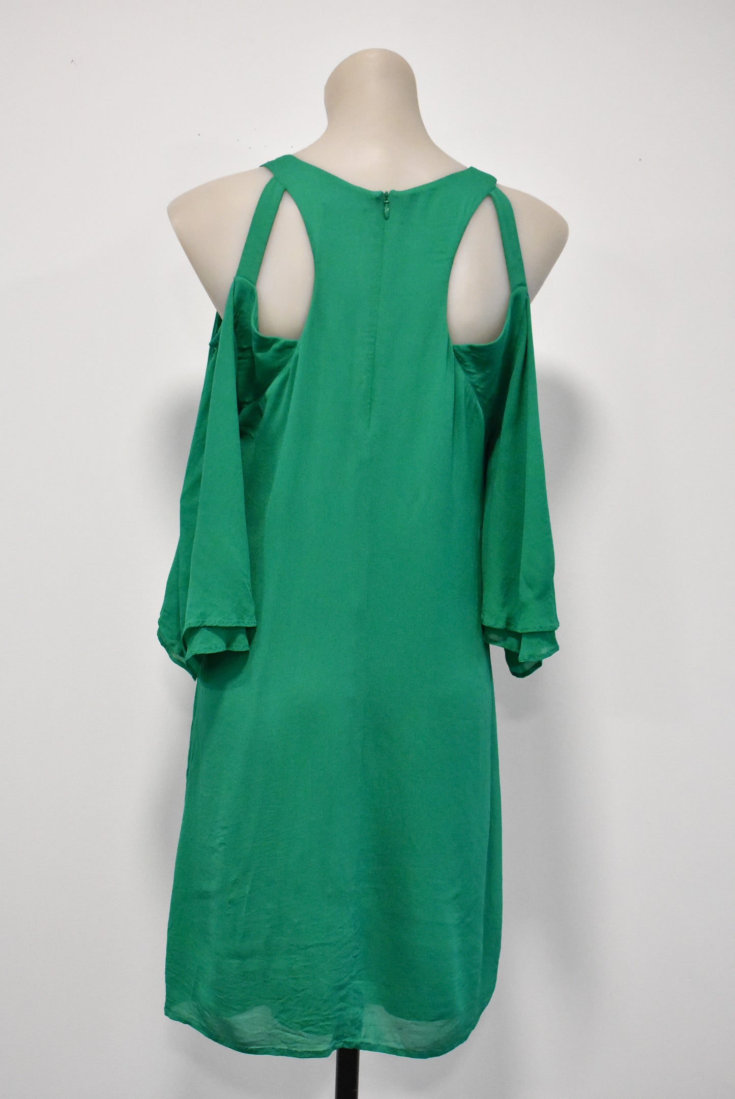 Storm bright green cold shoulder dress, 10