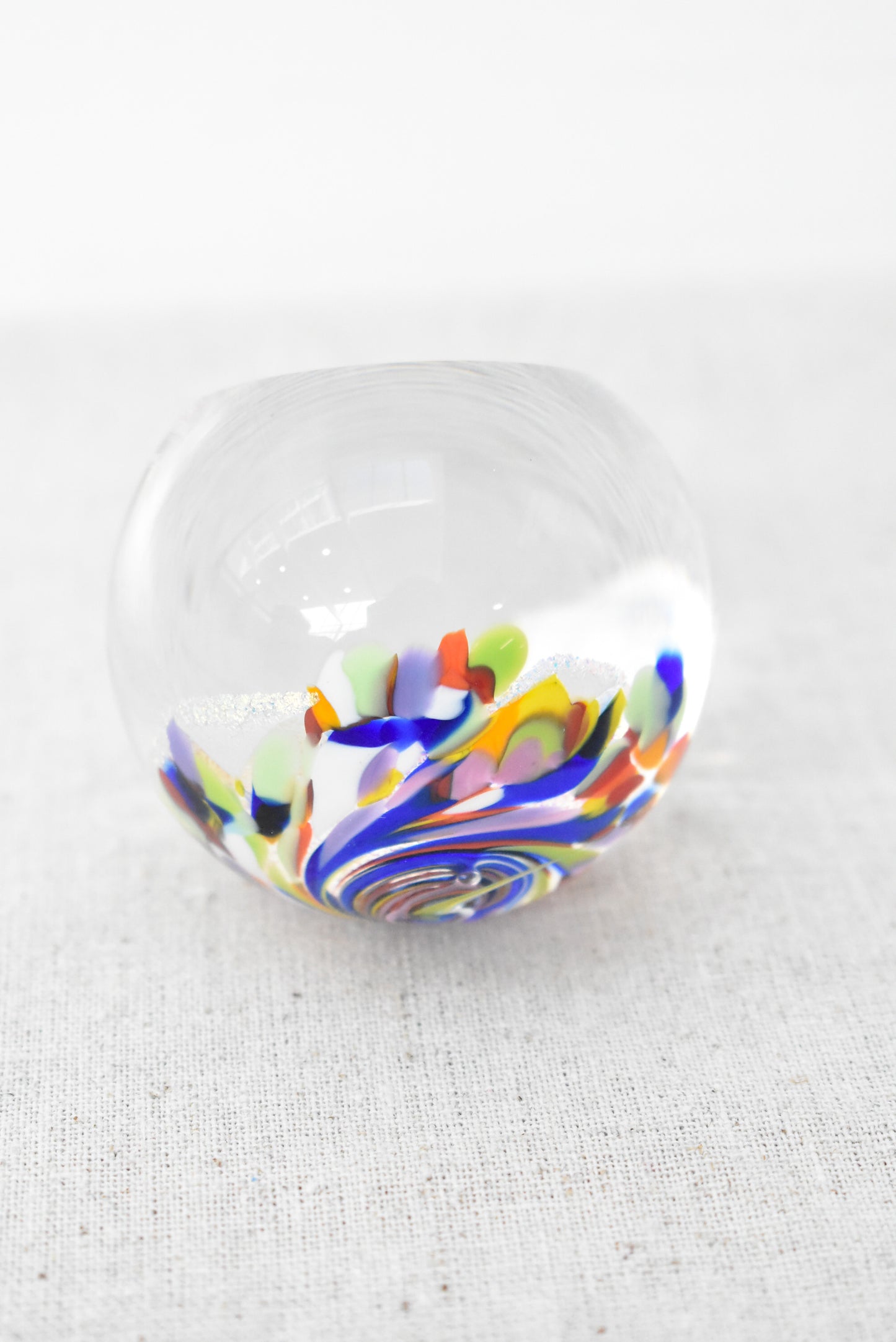 Murano inspired glass paperweight