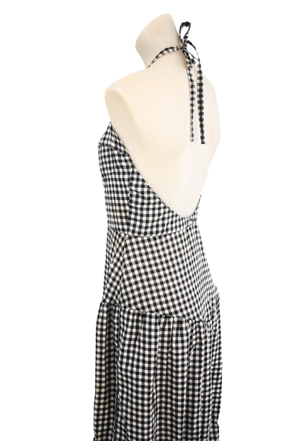 Stewart Limmer NZ made checkered dress, 12