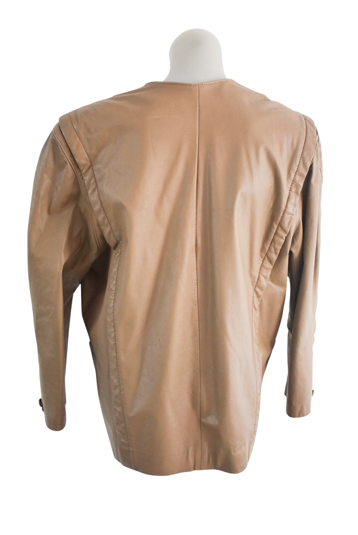 Norcuer genuine leather vintage jacket, L