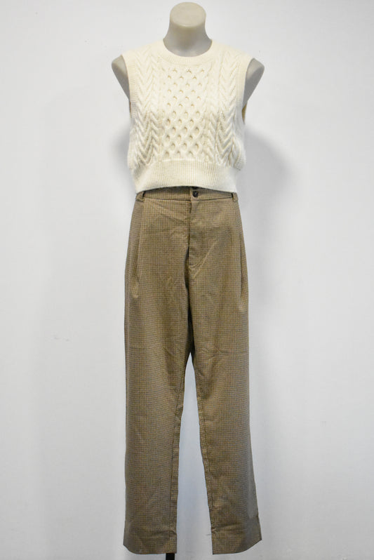Glassons cable knit vest, L