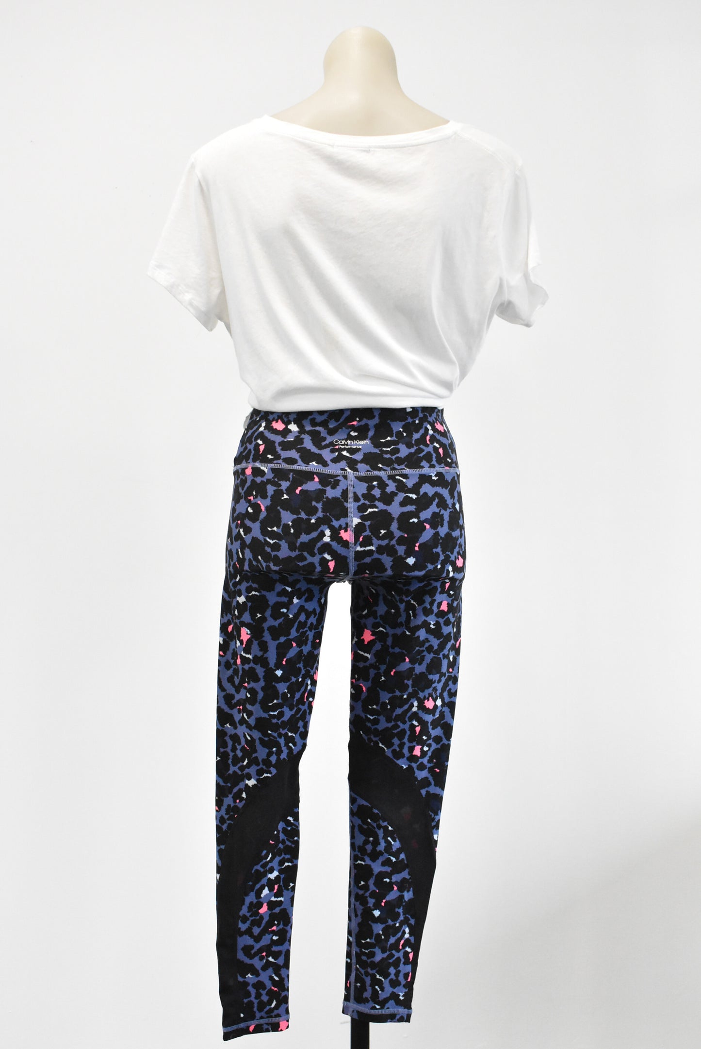 Calvin Klein, leopard print leggings, XS