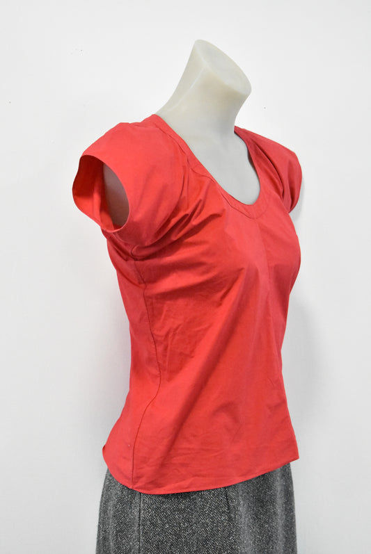 Marni 100% cotton red T-shirt, 38