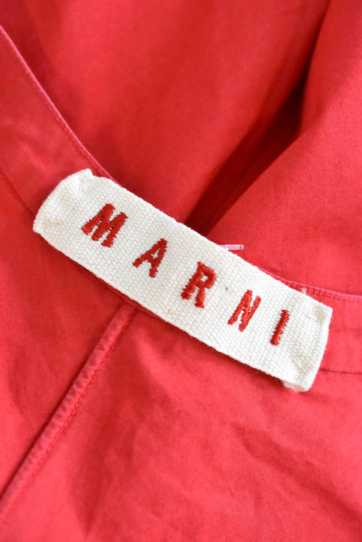 Marni 100% cotton red T-shirt, 38