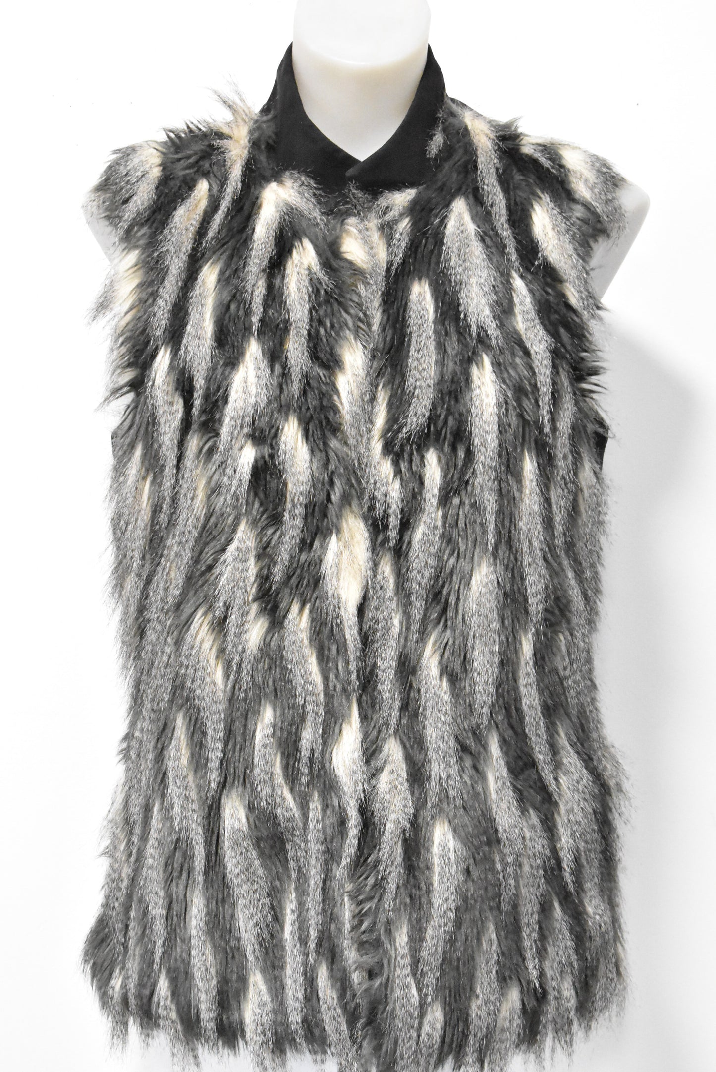 Verge faux-animaux vest, XS