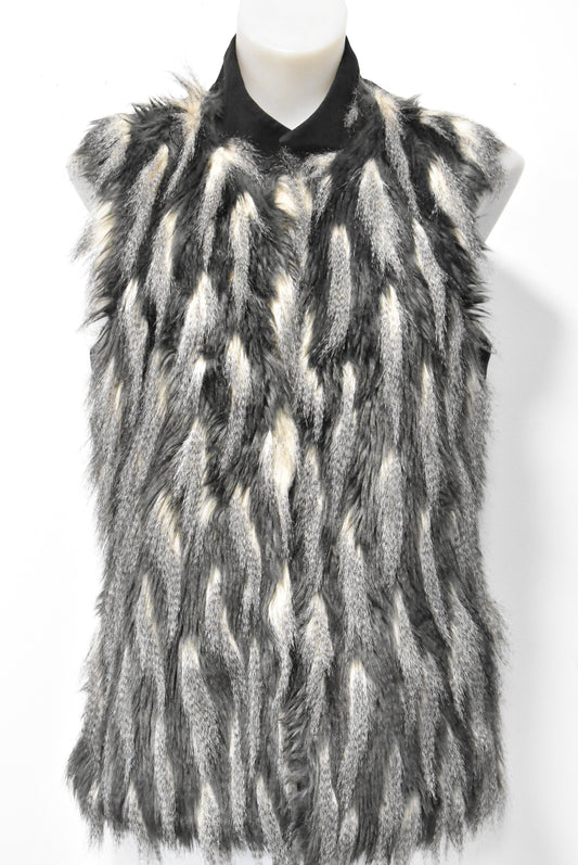 Verge faux-animaux vest, XS