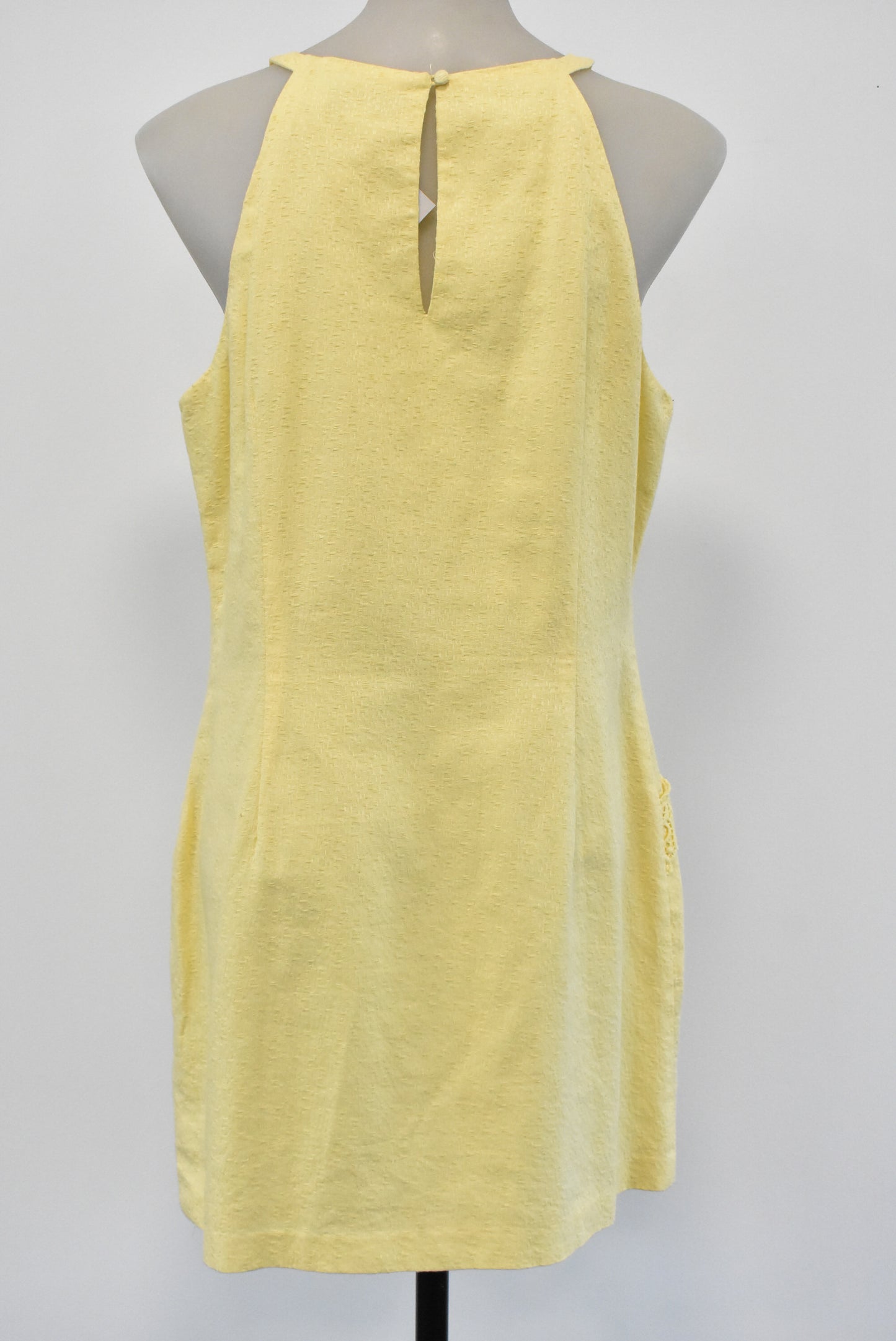 Forever New pale yellow dress, size 16