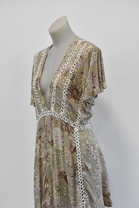 Blossom by Three floral beach dress, size 14