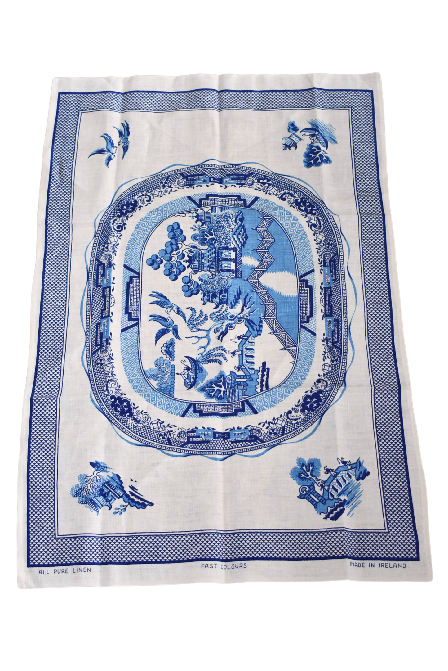 Irish made stunning pure linen tea towel