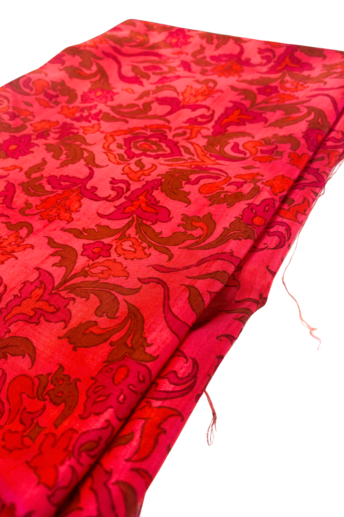 Thai silk bold leafy florals 4.5m
