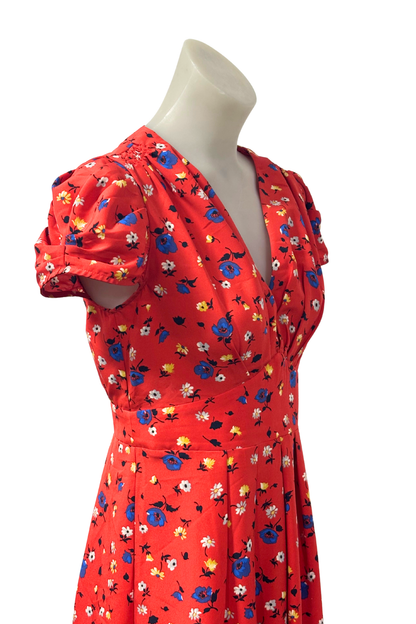 Karen Walker Hi There floral midi dress, S