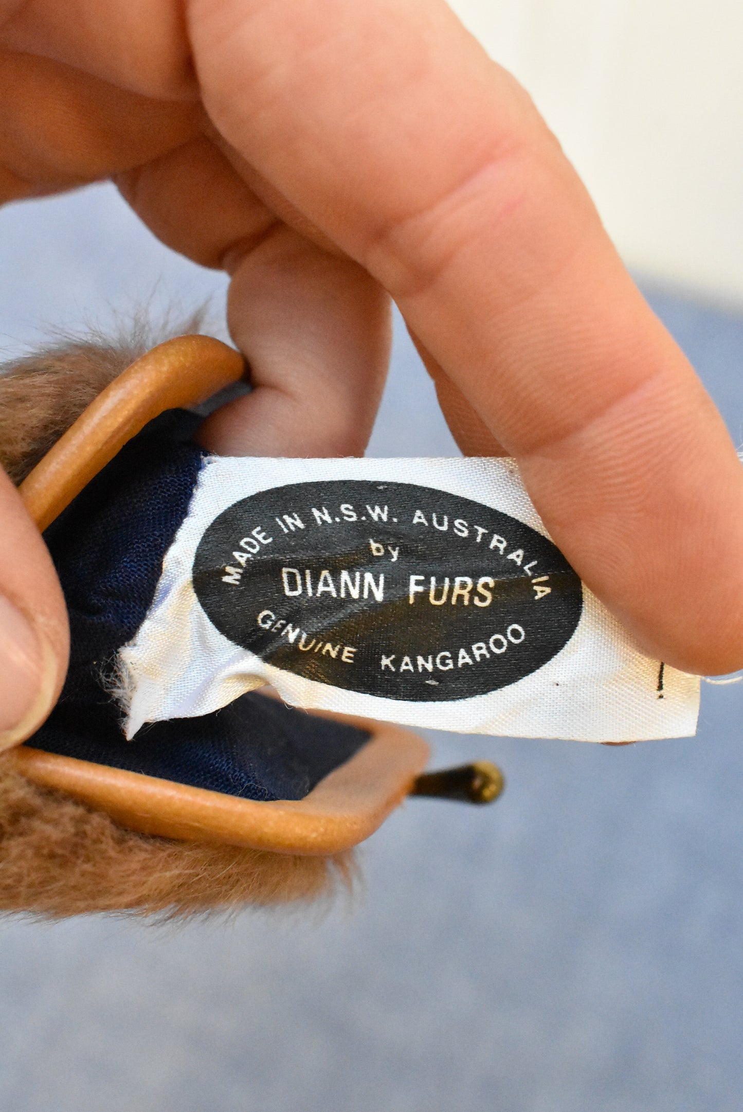 Diann Furs kangaroo coin purse