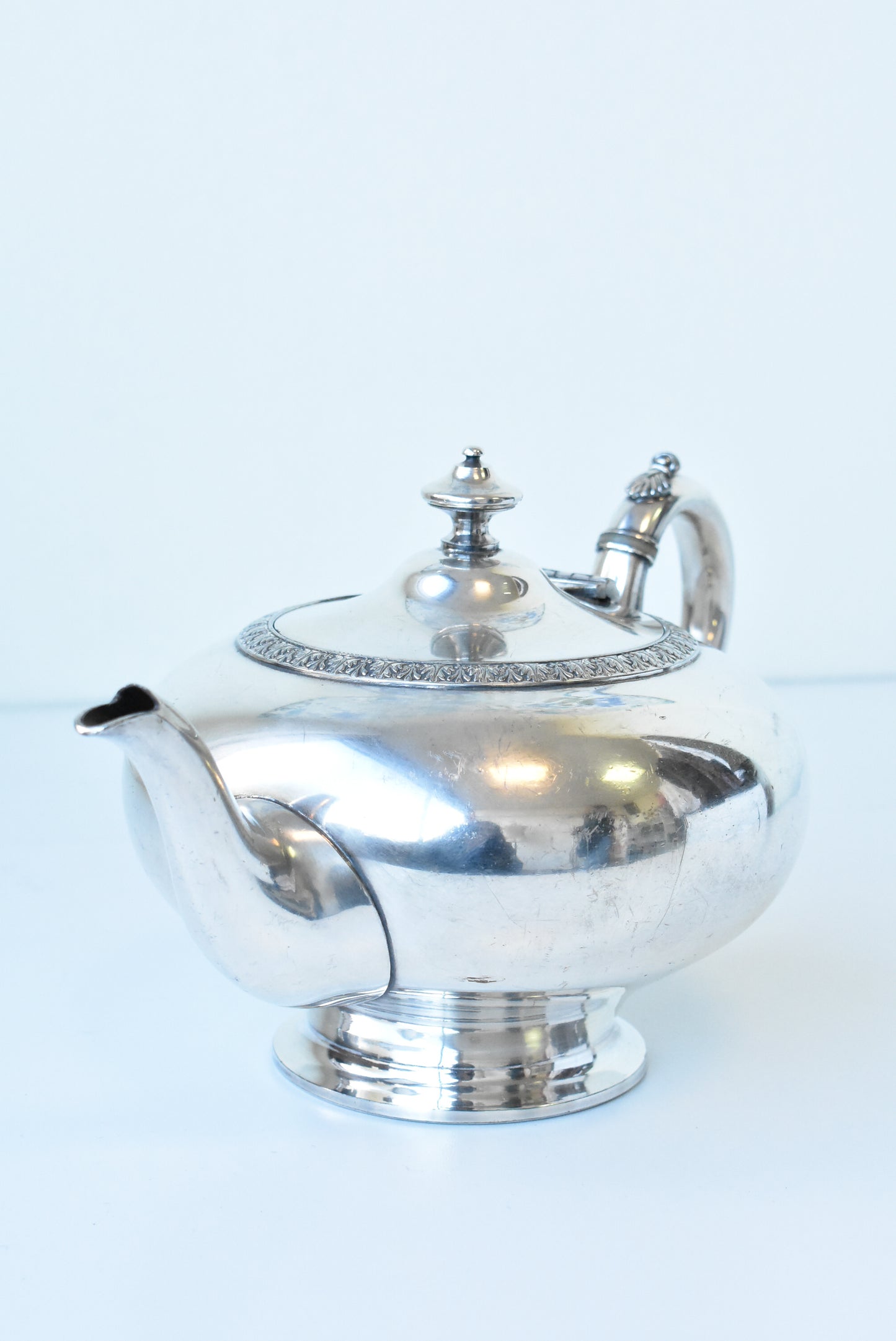 Stewart Dawson vintage silver-plated teapot