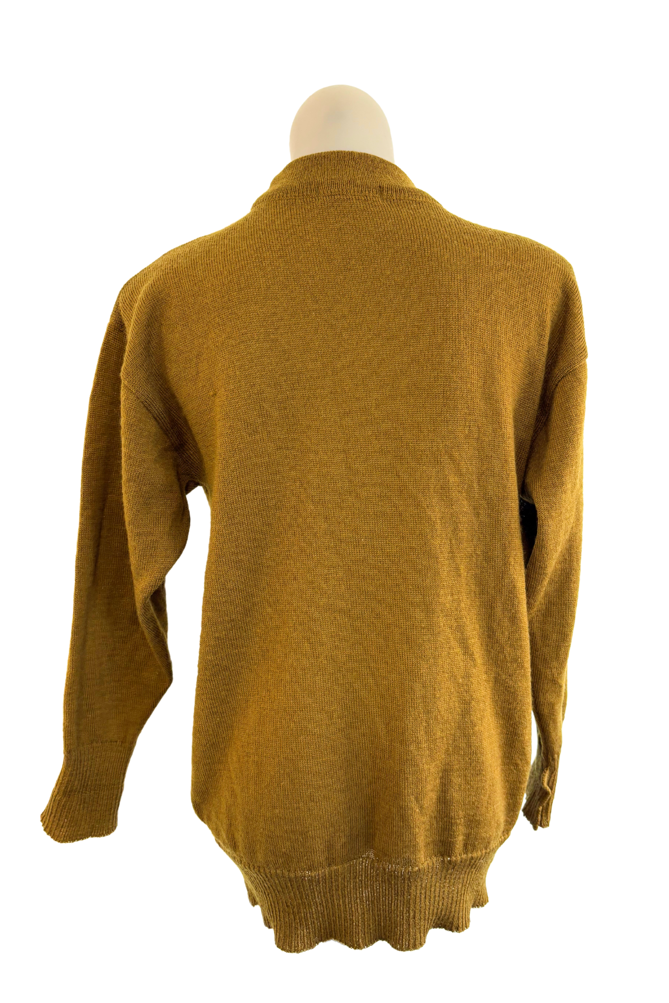 Tricia Scott NZ made wool turtleneck lightweight jumper, S
