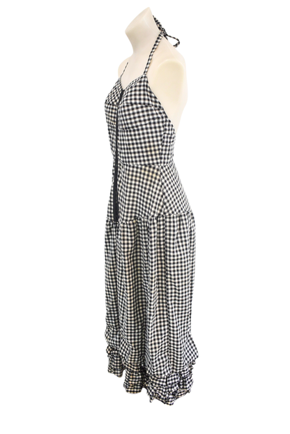 Stewart Limmer NZ made checkered dress, 12