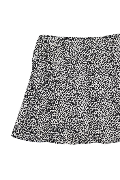 Motel rocks animal print mini skirt, M