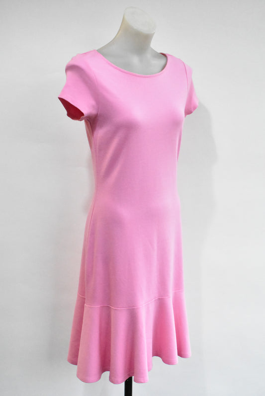 Ralph Lauren pink flare bottom dress, S