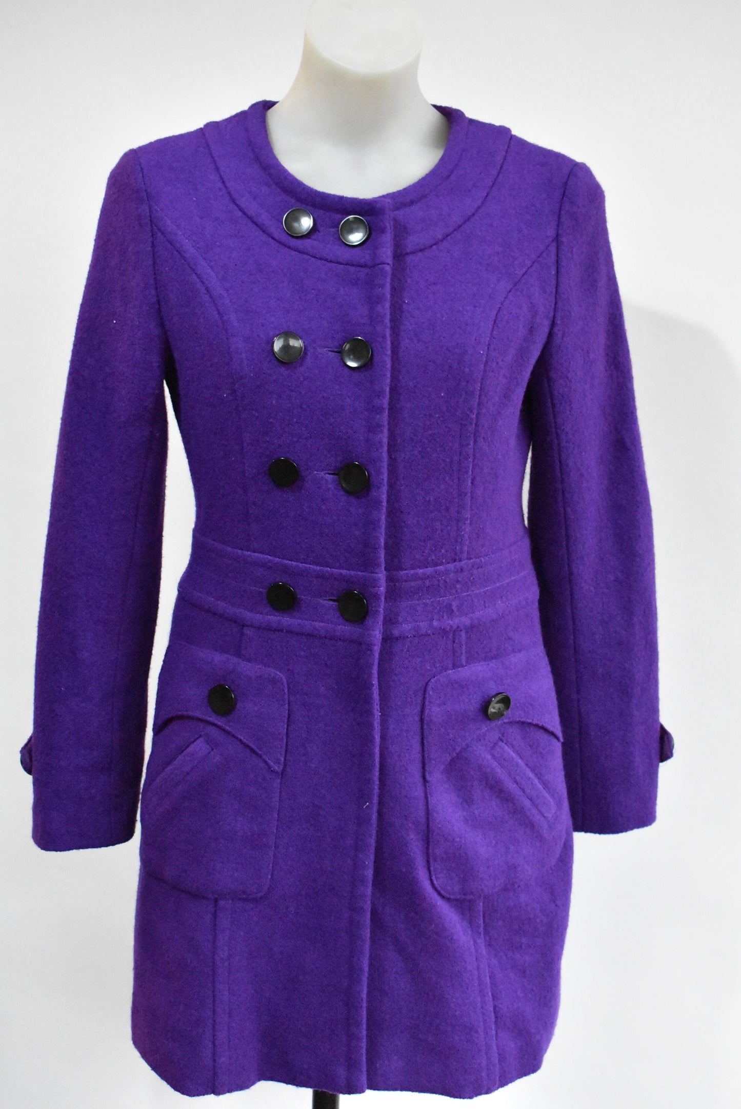 Yillian purple winter coat, S