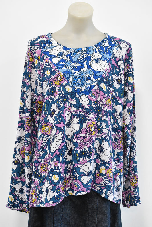 New Lands (NZ) floral top, 12