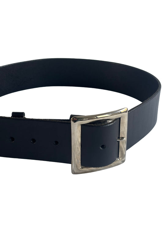 Nom*d thick black leather belt