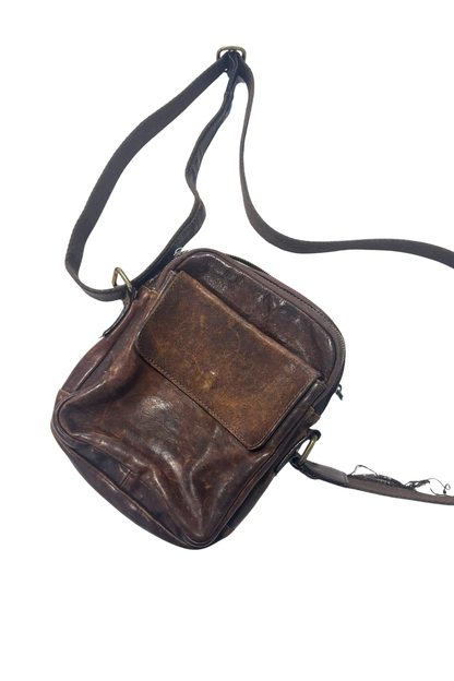 Vera Pelle Italian made cross body satchel