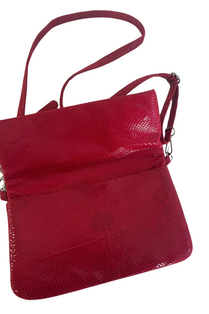 Vintage Salvatore Ferragamo cherry red cross body bag