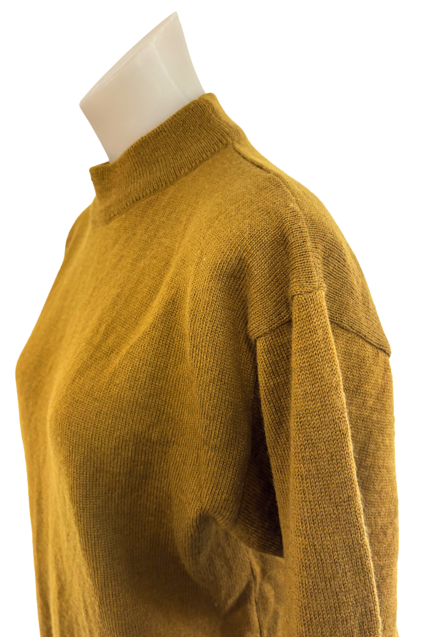 Tricia Scott NZ made wool turtleneck lightweight jumper, S